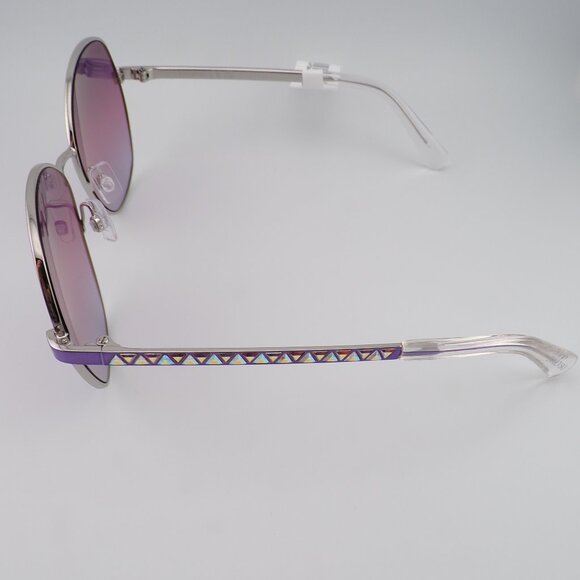Swarovski Crystal Detail Ombre Butterfly Shades, Round Gradient Violet SK0368 main image 6